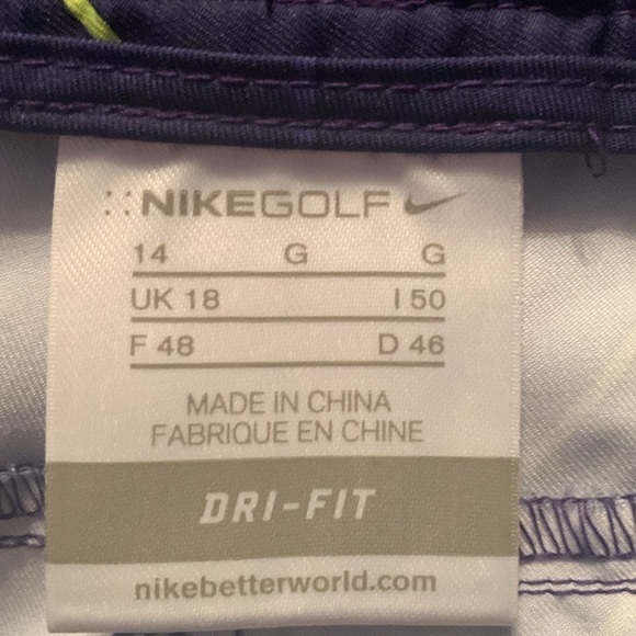 NIKE GOLF Dri-Fit Women’s Shorts Size 14 #324 - Picture 7 of 11